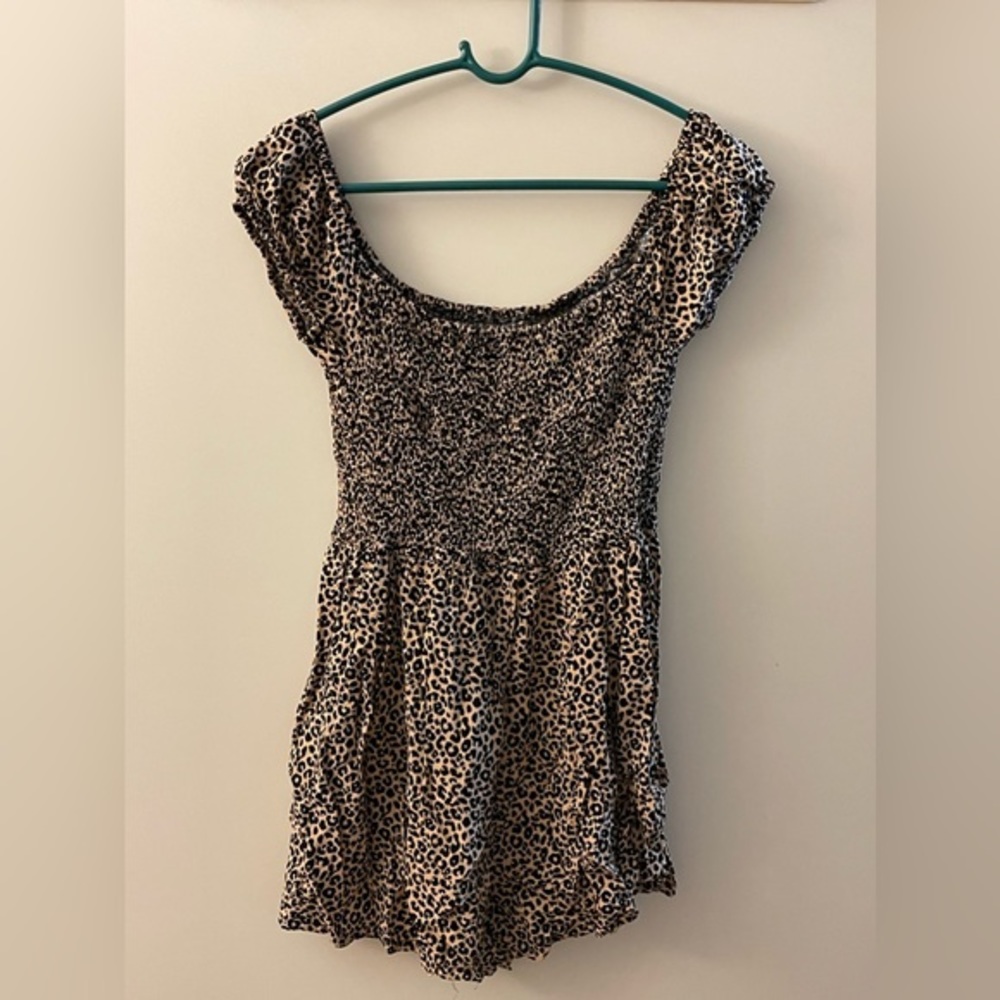 Forever 21 Medium Leopard romper